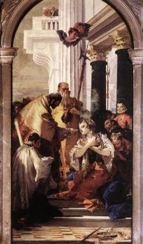 Giovanni Battista Tiepolo : Last Communion of St Lucy